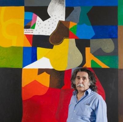 Dia Azzawi, Iraqi-born painter and sculptor